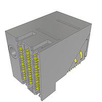 Samtec EBTF-4-06-2.0-S-RA-1-L Receptacles ExaMAX(R) 2.00 mm High-Speed Backplane Right-Angle Receptacle