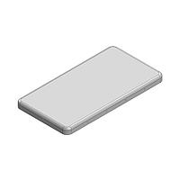 Masach Tech MS409-10C-NS EMI/RFI Shield Cover, Two-Piece 41.3 x 21.9 x 2.4mm Two-piece Drawn-Seamless RF Shield/EMI Shield COVER (Nickel-Silver)