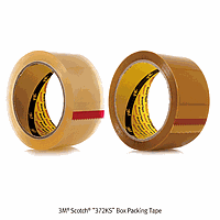 3M 3M.08.372KS.A Tape, 372KS.A, 48mm×L50m, Milky-Amber