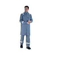 Penta ARCBLOUSE11-G-BR-L Arc Flash coat with retroreflective tapes (Size L)
