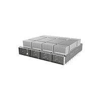 Amphenol Commercial Products UE62B462G021E1 QSFP Connector 1x4 OSFP cage with 10.8mm high heat sink, front to back air flow