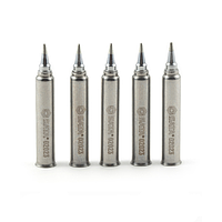 SATA 02026 5-Piece Set Of Lead-Free Soldering Iron Tips (3.2D  type, slotted)