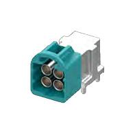Rosenberger AMS29D-40MZ5-J PCB Connectors Right Angle HFM Quad Plug PCB with Housing; Beige
