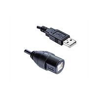 Amphenol LTW UB20ML-NAML-SA004 USB Type B Connectors USB, Type B 2.0, Plastic, 1.5A, Male Connector, Straight-to-Straight, Screw Thread, Overmolded Double Ended, Length 4000mm, IP67