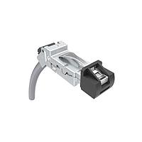 Amphenol Canada DRPC11A001020 Modular Connectors / Ethernet Connectors Cable, Cat6A, Industrial RJ45, 45 deg  bottom exit to pigtail, 26AWG, 1.0m, 8u" gold
