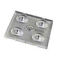 LedLink Optics LL04CR-CXE165L19 Lens Array LED 4in1 LENS 50x50x5.8mm