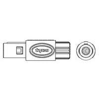 AMP Connectors - TE Connectivity 6-1877848-3 Connectors Asy Plg 10P 0 D Key Col 2.7-3.