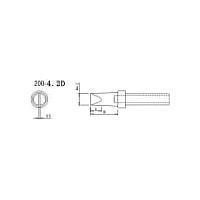 QUICK 200-4.2D Chisel Soldering Tip (4.2 x 10mm)