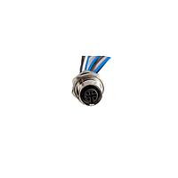 NorComp FPM12A04I12BF01 Sensor Cables / Actuator Cables Female M12 4 Position Front Mount With 12" Wire Leads
