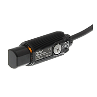 OMRON E3RA-DP11 2M Photoelectric Sensor with built-in amplifier (100 mm, diffuse reflective, plastic, PNP)