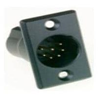 Amphenol Audio AC7MPNZB Connectors 7P Flange Mount Pin