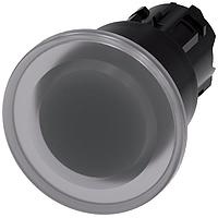 SIEMENS A6X30137497 Mushroom ILLUM. MUSHROOM PUSHBUTTON. 40MM. CLEAR