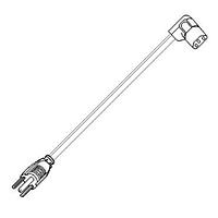 Volex 17609 10 B1 AC Power Cord 16AWG R/A RECP 9FT 10IN (3.0m) BLK
