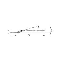 Trimos TA-MI-107 Measuring Insert With Pin (Ø1.5 mm)