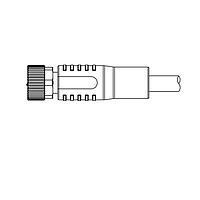 Same Sky (formerly CUI Devices) CDM816-03A-01FST-3M-67 Straight Female Plug Blunt Cut Cable 3 Pins 60 V 3 A Screw Copper Alloyx 1.0 3 M 24 AWG