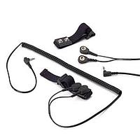 Desco S1050DC-12 Wrist Band DUAL CONDUCTOR WRIST STRAP WITH 12' COIL CORD, 2 X 1/4" (7MM) RIGHT ANGLE PLU