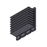 Vicor 30191 Horizontal Mini Mod Heatsink VI-J00 Long 0.9"