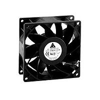 Delta Electronics, Inc. FFB0924EHE-R00 Tubeaxial Tubeaxial Fan, 92x38mm, 24VDC, Ball Bearing, 3-Lead Wires, Locked Rotor Sensor