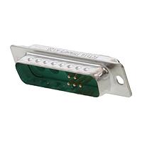 Molex / FCT 173107-0098 Mixed Contact D-Sub Connectors 9P R/A PCB PIN 9W4 TIN OVER NICKEL