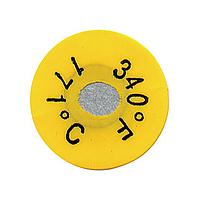 OMEGA TL-S-420 Single Dot Non-Reversible Temperature Label (420 °F)