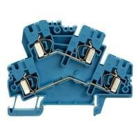 Weidmuller 8670850000 DIN Rail Terminal Blocks ZDK 4-2 BL