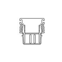 ERNI - TE Connectivity 524674 Wire Housings Tin Female 3-Pos STR Housing Black