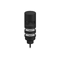 Banner Engineering TL50BLB2R2AOS3 Tower Lights Beacon Tower Light: 2-Color Sealed; Omnidirectional Pulsed Audible Indicator; Voltage: 12-30 V dc or 24 V ac; Environmental Rating: IP67; Input: Bimodal; Colors: Blue flash Red flash; 2 m (6.5 ft) Integral Cable
