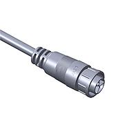 Amphenol LTW PWC-03AFMM-TL7B04 Specialized Cables Power, PWC, Plastic, 20A, 03 pins, Female Connector, Male Contact, Straight, 3 Points Lock, Overmolded, Length 4000mm, IP67