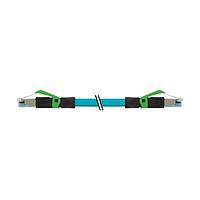 Murrelektronik 7700-74301-S4U0500 Ethernet Cables / Networking Cables RJ45 male 0 / RJ45 male 0 shielded Ethernet, TPE 2x2x24AWG SF/UTP CAT5e bu UL/CSA, CM 5m