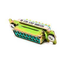 Cinch DAMY15S Receptacle DSUB 15F SOD Y G30 ZINC