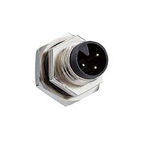 Amphenol LTW 8A-04PMMS-SH7001 Circular Metric Connectors Guided M8 Circular Metric Connector, Metal, 3A, 04 pins, Male Connector, Male Contact, Hexagonal, Screw Thread, Solder, Receptacle, Rear Fastened, IP67 Unmated