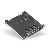 Yamaichi Electronics FUS006U-5000-0 Card Connectors 6P MANUAL TYPE, SMT MICRO SIM CARD CON