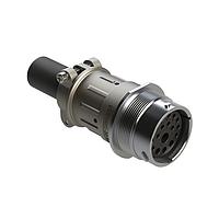 Amphenol SINE Systems AHDM04-24-18SR-059 Connectors Receptacle Kit, shell size 24, 18 positions, socket, reduced diameter seal, wide thread, cable clamp backshell