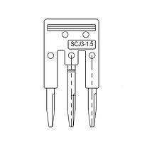 Amphenol Anytek SCJ0315RD00G Bridge Jumper Bridge Jumper SCJ3-1.5mm2  3pins