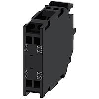 SIEMENS 3SU14001AA103RA0 1 NO + 1 NC CONTACT MODULE 1NO LEADING+1NC LAGGING