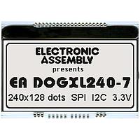 DISPLAY VISIONS EA DOGXL240W-7 LED Backlighting 240x128 UC1611s black&white positive
