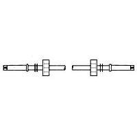 AMP Connectors - TE Connectivity 1-846291-1 LGH Lead Cable LGH-4 LEAD DBL MLD ENDS