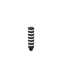 Banner Engineering TL50CWBGYRAQ Tower Lights Compact Tower Light: 5-Color Audible Indicator; Voltage: 12-30 V dc or 24 V ac; Environmental Rating: IP50; Input: Bimodal; Colors: White Blue Green Yellow Red; M12 Integral QD