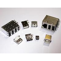 EDAC 690-004-260-023 USB Type B Connectors SINGLE JACK TYPE B GOLD FLASH VERTICAL