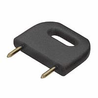 Harwin D3088-98 Male SHORTING LINK PLUG BLACK INSULATED