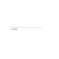 EBRO TPN 120 (1341-0609) Rod probe without cable (185 mm,1100°C, Lemo)