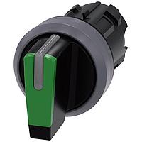 SIEMENS A6X30140566 Short Handle SELECTOR SWITCH. I>O-II. GREEN