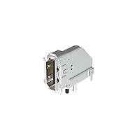 Amphenol Commercial Products G45AA192725HR Amphenol HDMI2.1, A, Upright, Dip, Gold Flash, W/ EMI CLIP