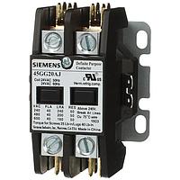 SIEMENS 45GG20AJ Electromechanical Contactors Contactor, 45DP,40A,2P,Open,24V