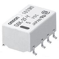 Omron Electronics G6KU-2F-Y-TR DC5 Miniature Gullwing 1Coil 3.2mm DPDT 5VDC 100mW T/R