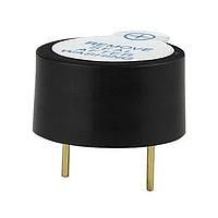 Same Sky (formerly CUI Devices) CPI-137-12T Piezoelectric buzzer, 13.9 mm, 7.5 mm deep, P, 12 VDC, 92 dB, Through Hole, Audio Indicator