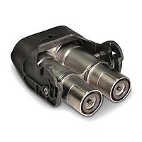 Amphenol Technical Products PL182U-61-BP-2 Connectors POWERLOK 4.0MM G2 2POS BLIND STRAIGHT PLUG U KEYING WITH HVIL