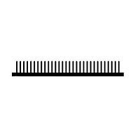 Wakefield Thermal 1703 72" Extrusions Extrusion, 72 Inch Bar, Perimeter 78.03 Inch