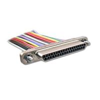 ITT Cannon MDLM-15P6PS18B-F222 Micro-D D-Sub Connectors MICRO LP 15M HI-TEMP 18" WIRE