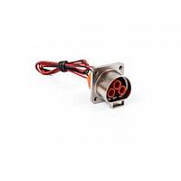 Amphenol Technical Products PL083U-41-4 EV Connectors 4.0MM POWERLOK 3 WAY RECEPTACLE FOR 4MM U KEY WITH HVIL